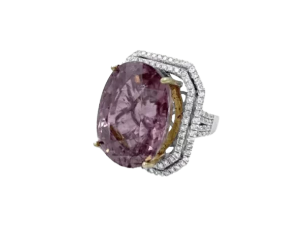 Custom Paraiba Diamond Ring – The Lollipop Ring