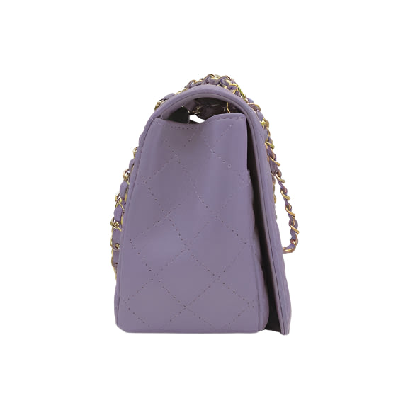 Paradise Quilted Messenger Bag – (Lavender)