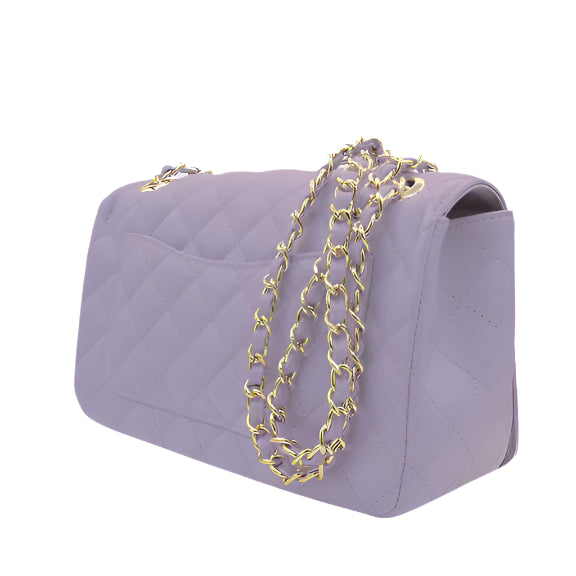 Paradise Quilted Messenger Bag – (Lavender)