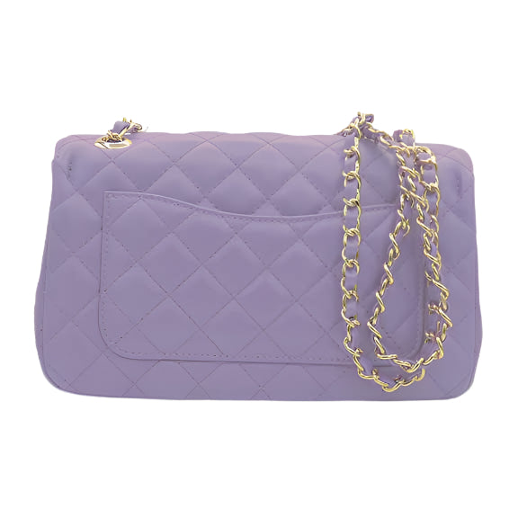 Paradise Quilted Messenger Bag – (Lavender)