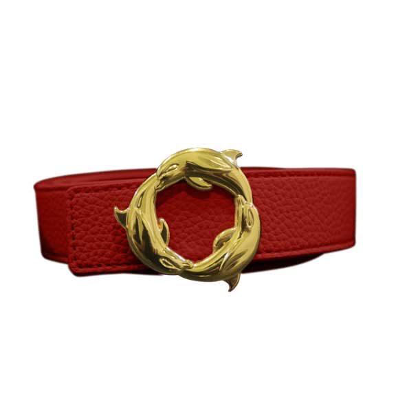Women’s Belt Red/Crème