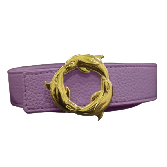 Women’s Belt lavender/white